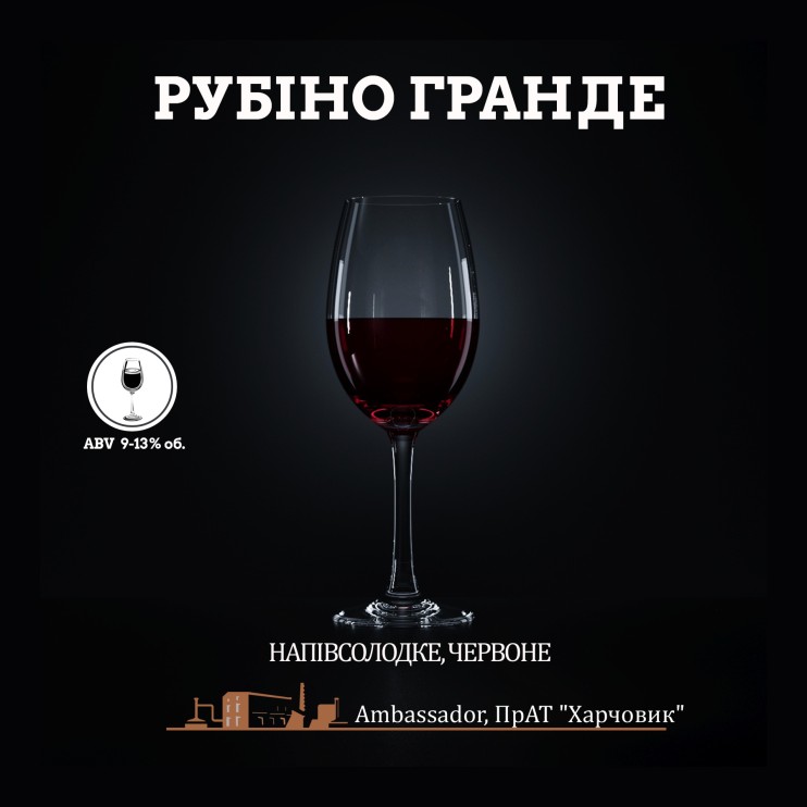 Вино столове Рубіно Гранде