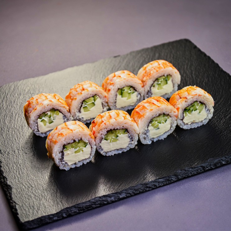 Roll Філадельфія з тигровою креветкою